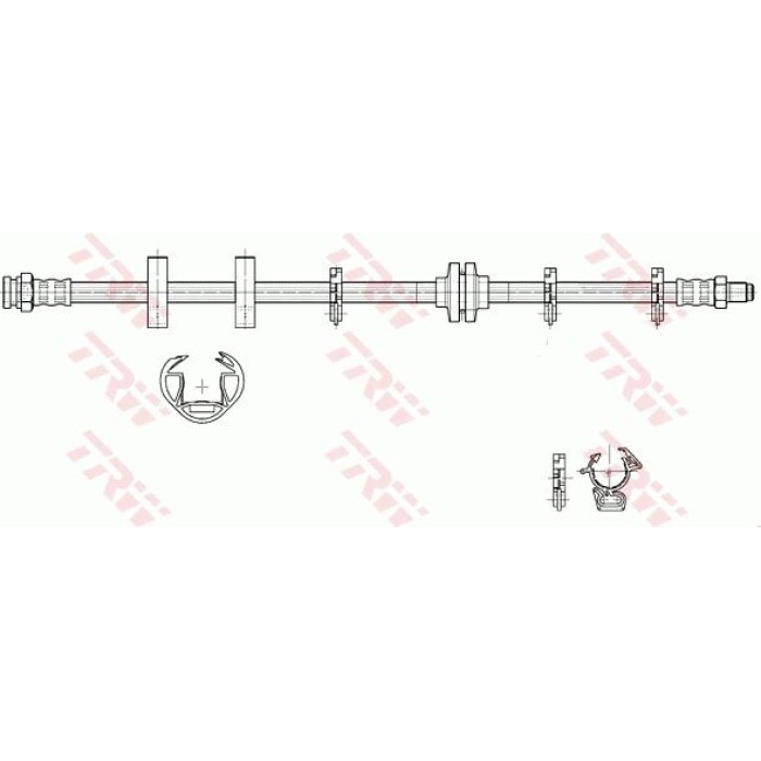 TRW PHB187 Bremsschlauch TRW PHB187 Bremsschlauch