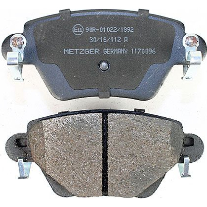 Metzger 1170096 Bremsbelagsatz, Scheibenbremse Metzger 1170096 Bremsbelagsatz, Scheibenbremse