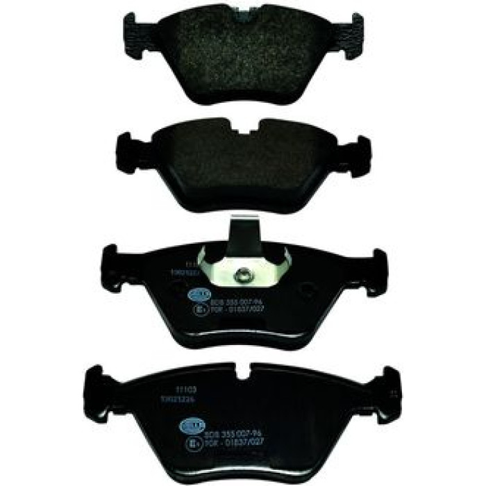 Hella 8DB 355 007-961 Bremsbelagsatz, Scheibenbremse