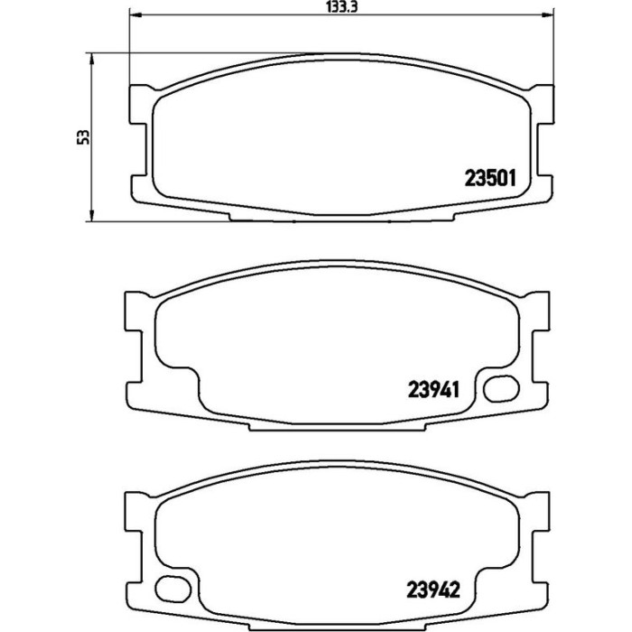 Brembo P 54 024 Bremsbelagsatz, Scheibenbremse PRIME LINE Brembo P 54 024 Bremsbelagsatz, Scheibenbremse PRIME LINE