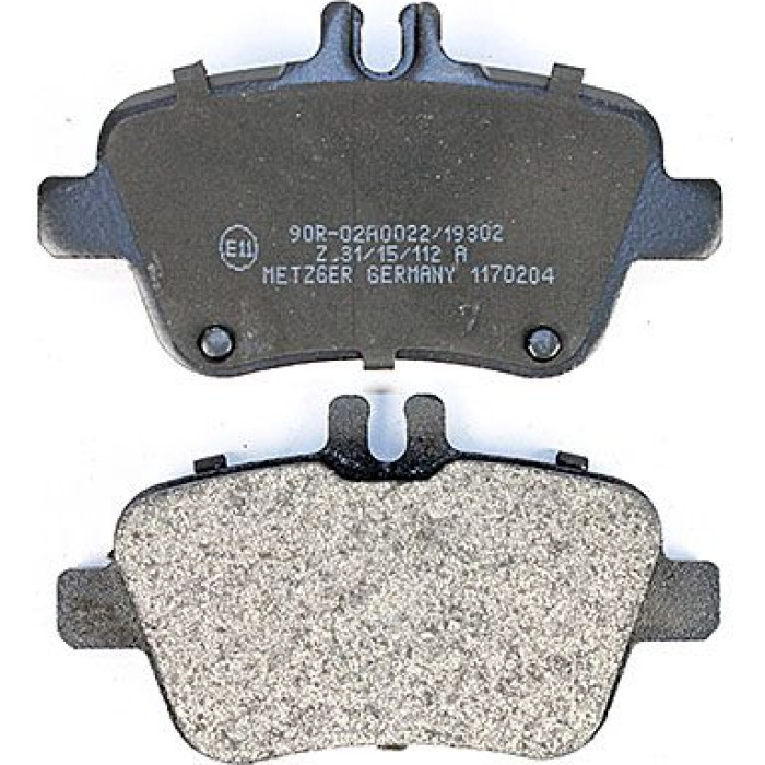 Metzger 1170204 Bremsbelagsatz, Scheibenbremse Metzger 1170204 Bremsbelagsatz, Scheibenbremse
