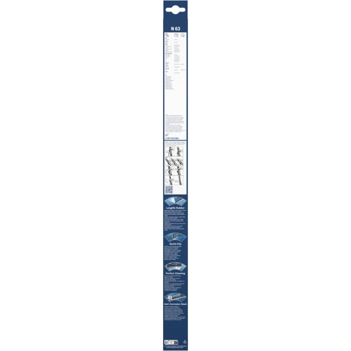 BOSCH N 63 Scheibenwischer Twin 3 397 018 966 BOSCH N 63 Scheibenwischer Twin 3 397 018 966