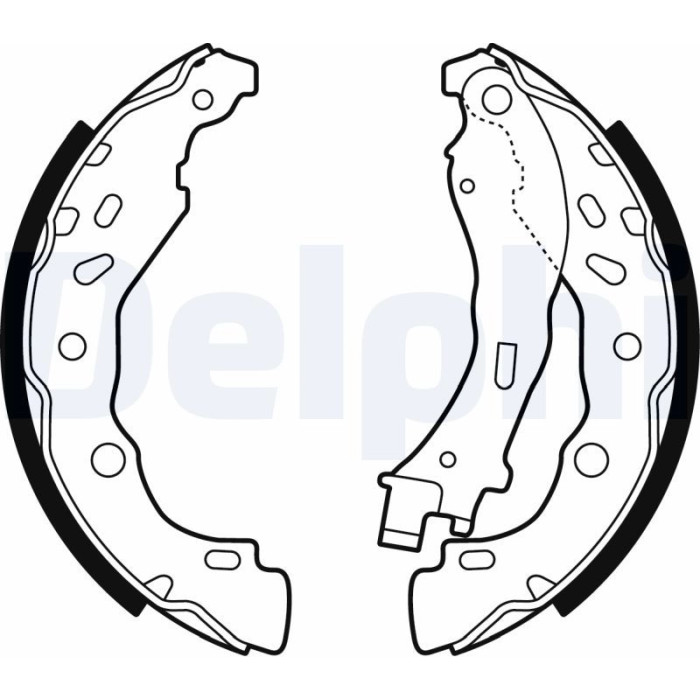 Delphi LS2075 Bremsbackensatz Delphi LS2075 Bremsbackensatz