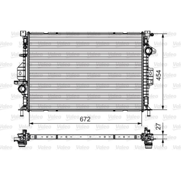 Kühler, Motorkühlung 735601