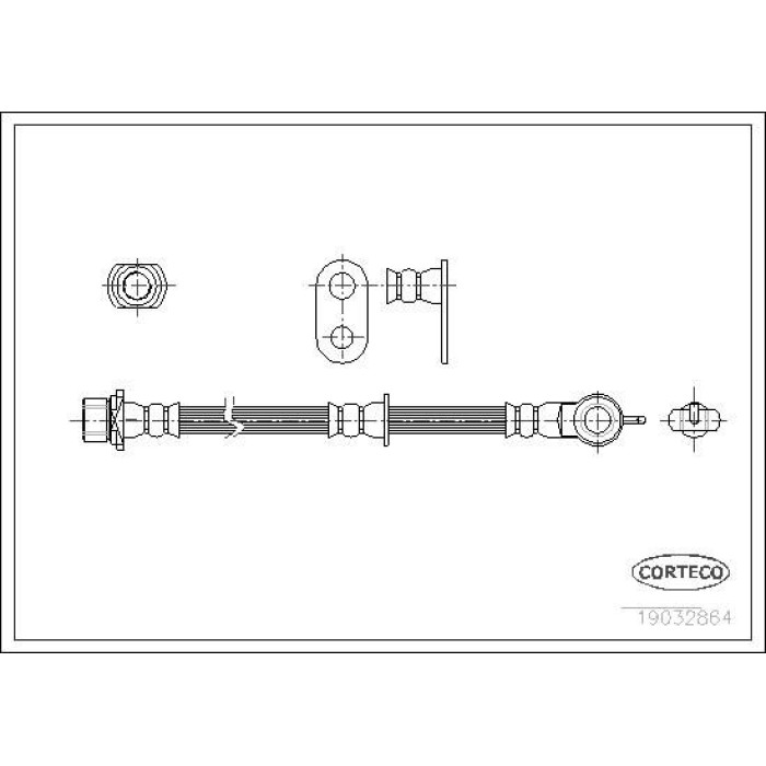 Corteco 19032864 Bremsschlauch Corteco 19032864 Bremsschlauch