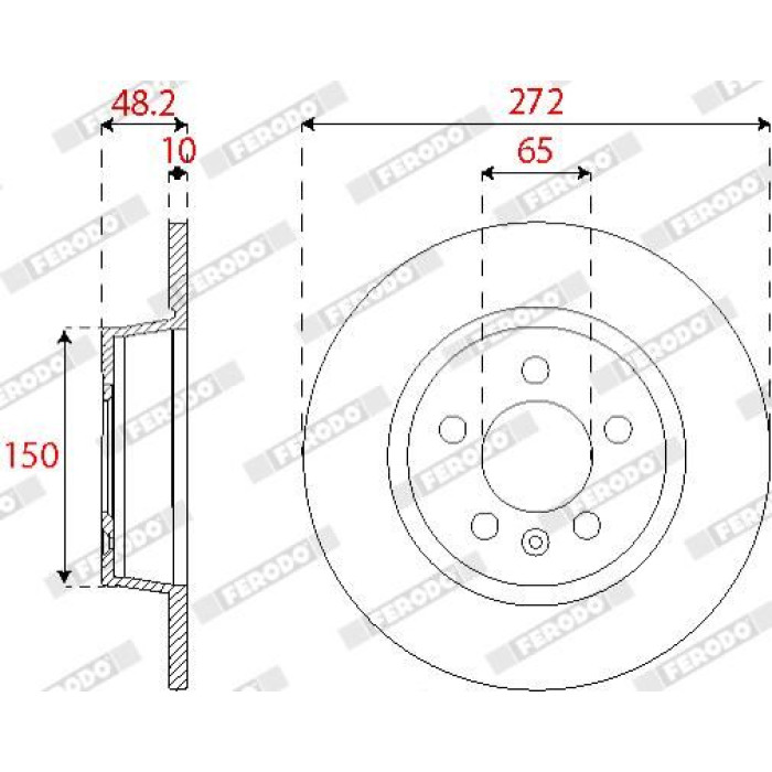 Ferodo DDF2691C Bremsscheibe PREMIER