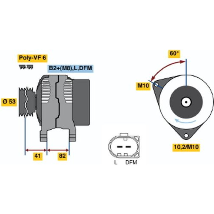 Generator 0 124 525 057 Generator 0 124 525 057