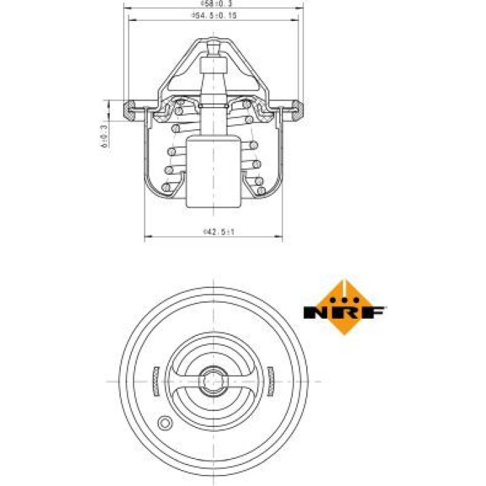 Thermostat, Kühlmittel 725211 Thermostat, Kühlmittel 725211