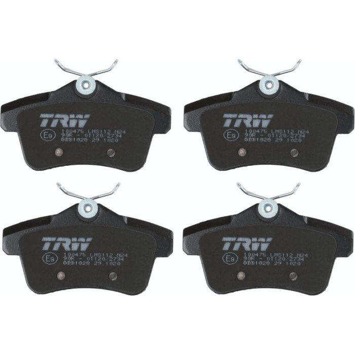 TRW GDB1828 Bremsbelagsatz, Scheibenbremse COTEC