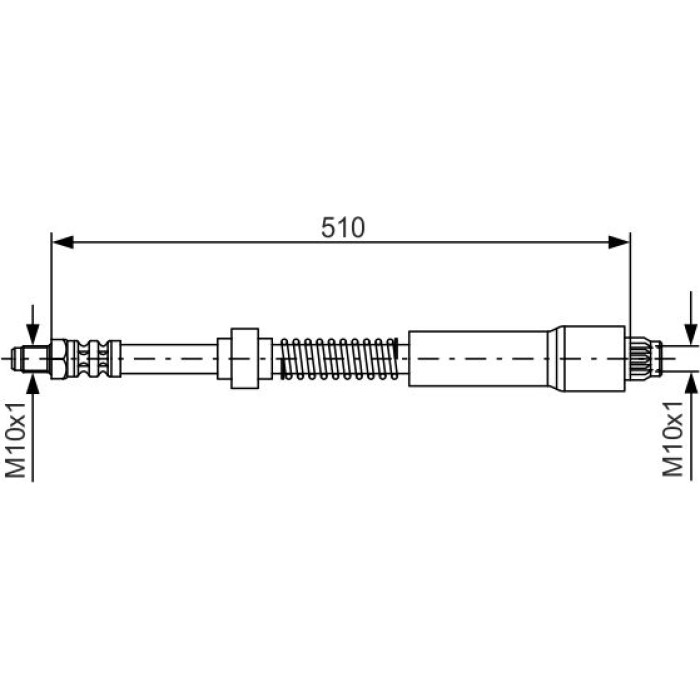 BOSCH 1 987 476 675 Bremsschlauch