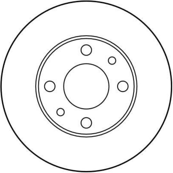 TRW DF1721 Bremsscheibe