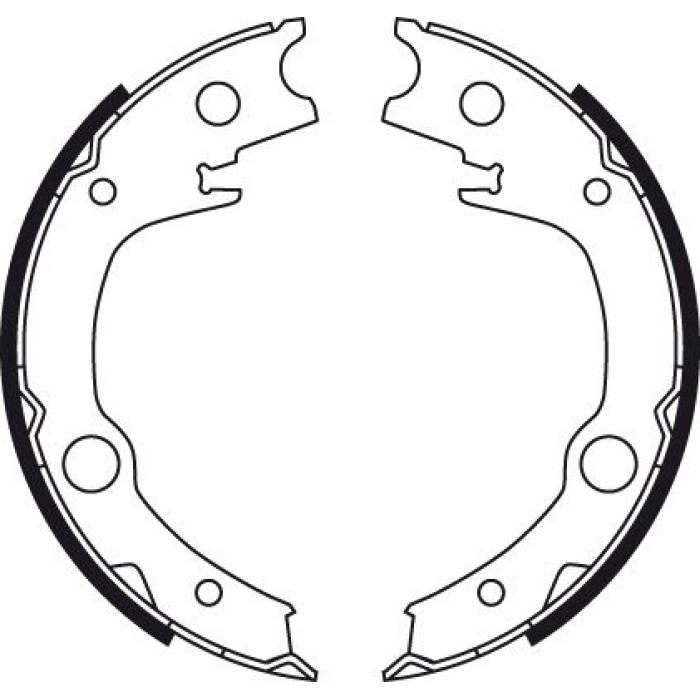 TRW GS8723 Bremsbackensatz, Feststellbremse TRW GS8723 Bremsbackensatz, Feststellbremse