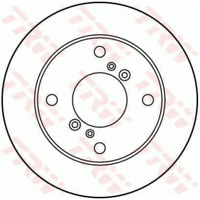 TRW DF2741 Bremsscheibe TRW DF2741 Bremsscheibe