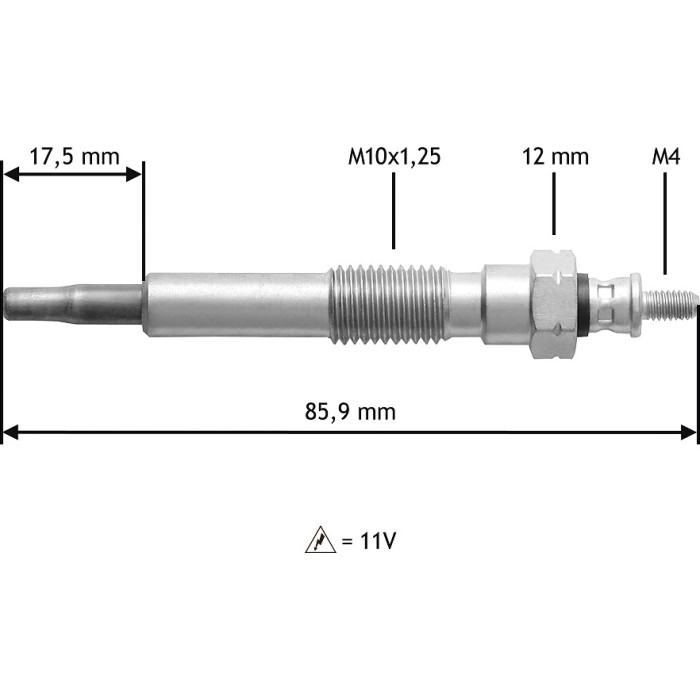 Valeo 345117 Glühkerze Valeo 345117 Glühkerze