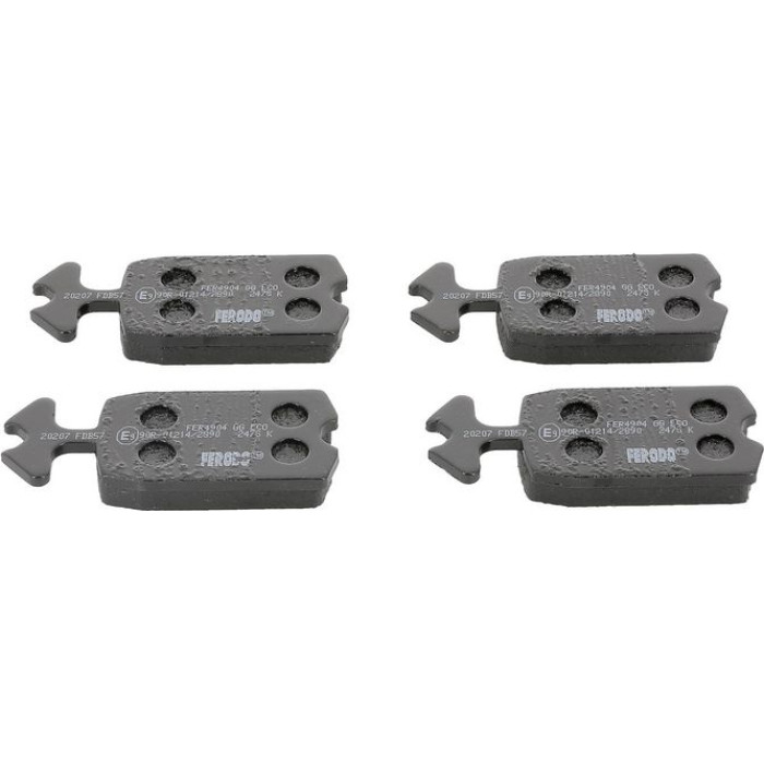Ferodo FDB57B Bremsbelagsatz, Scheibenbremse PREMIER ECO FRICTION Ferodo FDB57B Bremsbelagsatz, Scheibenbremse PREMIER ECO FRICTION