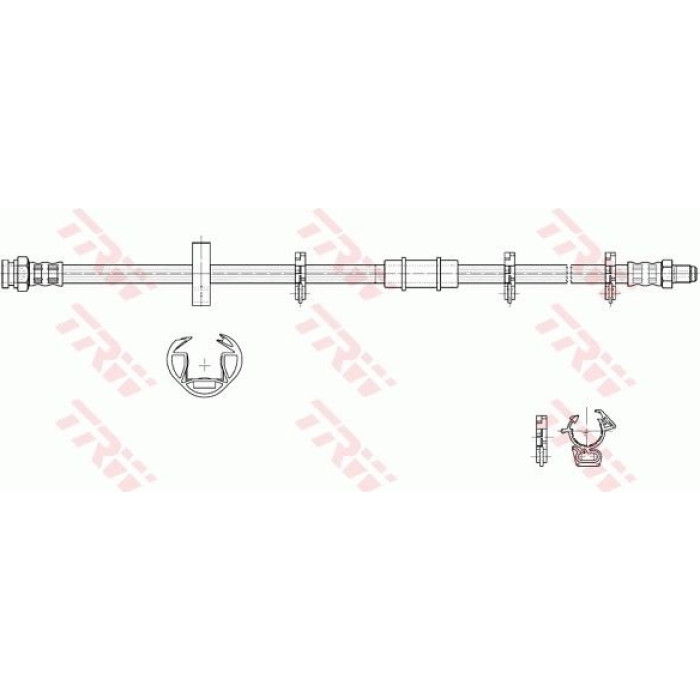 TRW PHB243 Bremsschlauch