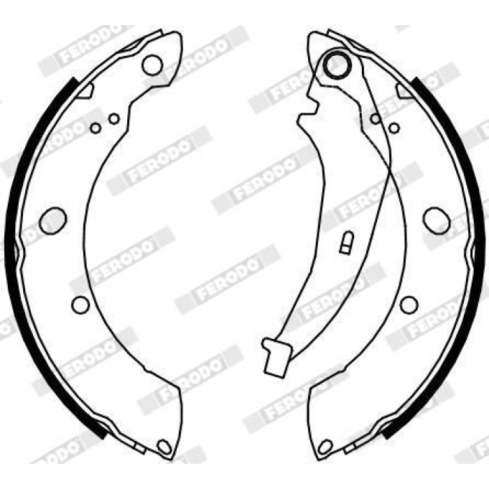 Ferodo FSB4074 Bremsbackensatz PREMIER Ferodo FSB4074 Bremsbackensatz PREMIER