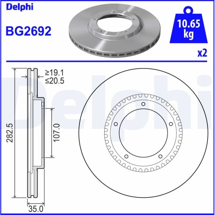 Bremsscheibe BG2692