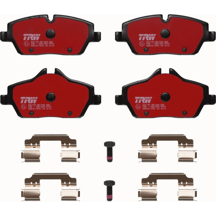 TRW GDB1611DTE Bremsbelagsatz, Scheibenbremse DTEC COTEC TRW GDB1611DTE Bremsbelagsatz, Scheibenbremse DTEC COTEC