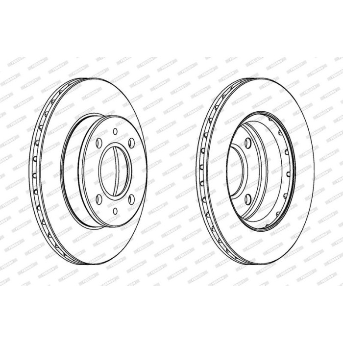 Ferodo DDF1301C Bremsscheibe PREMIER High Carbon