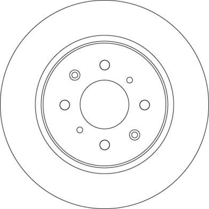 TRW DF6318 Bremsscheibe