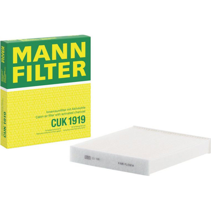 MANN-FILTER CUK 1919 Innenraumfilter, Aktivkohlefilter MANN-FILTER CUK 1919 Innenraumfilter, Aktivkohlefilter