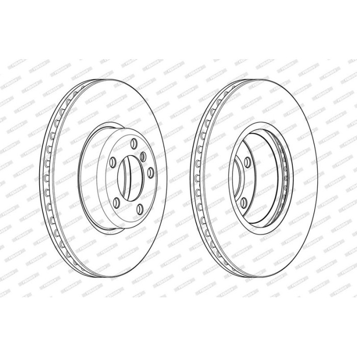 Ferodo DDF2403C-1 Bremsscheibe PREMIER
