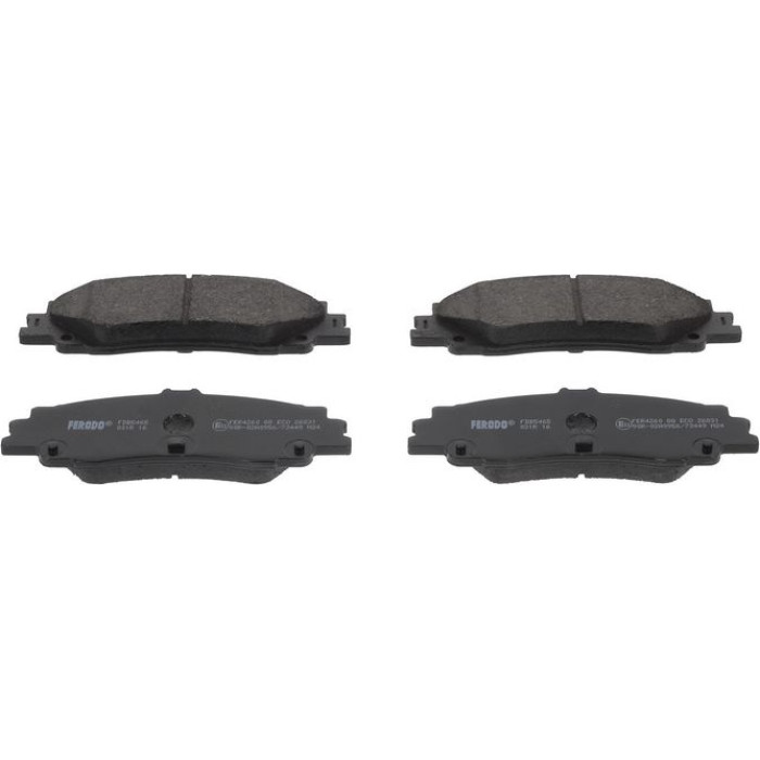 Ferodo FDB5465 Bremsbelagsatz, Scheibenbremse PREMIER ECO FRICTION Ferodo FDB5465 Bremsbelagsatz, Scheibenbremse PREMIER ECO FRICTION