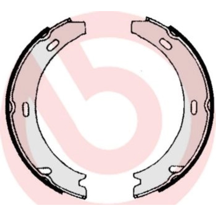 Brembo S 50 506 Bremsbackensatz, Feststellbremse ESSENTIAL LINE Brembo S 50 506 Bremsbackensatz, Feststellbremse ESSENTIAL LINE