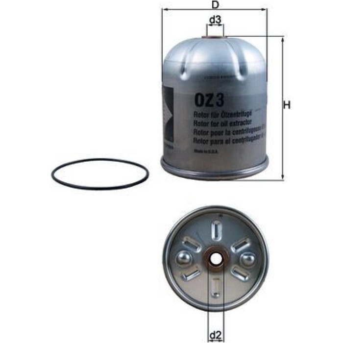 Knecht OZ 3D Ölfilter Knecht OZ 3D Ölfilter