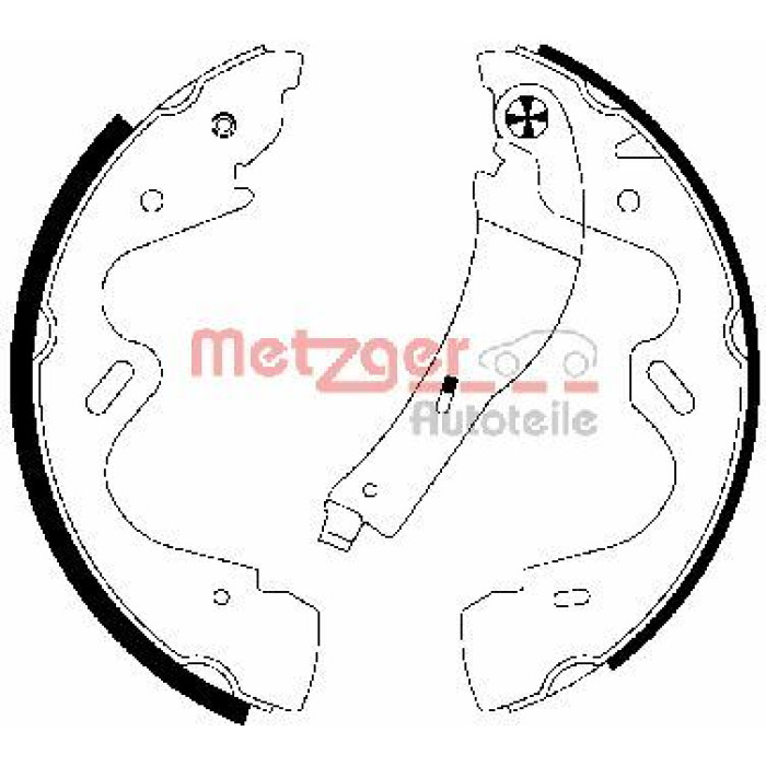 Metzger MG 948 Bremsbackensatz Metzger MG 948 Bremsbackensatz