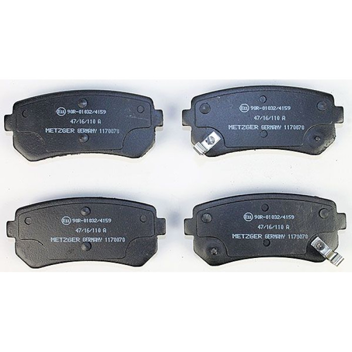 Metzger 1170070 Bremsbelagsatz, Scheibenbremse Metzger 1170070 Bremsbelagsatz, Scheibenbremse