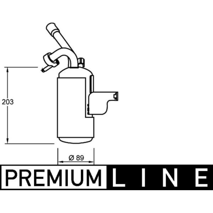 Mahle AD 276 000P Trockner, Klimaanlage BEHR Premium Line Mahle AD 276 000P Trockner, Klimaanlage BEHR Premium Line