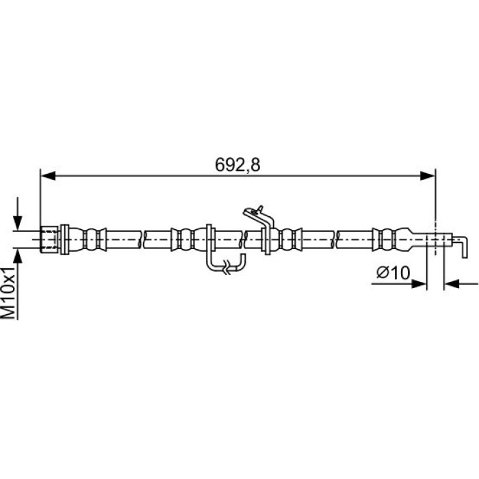 BOSCH 1 987 481 922 Bremsschlauch