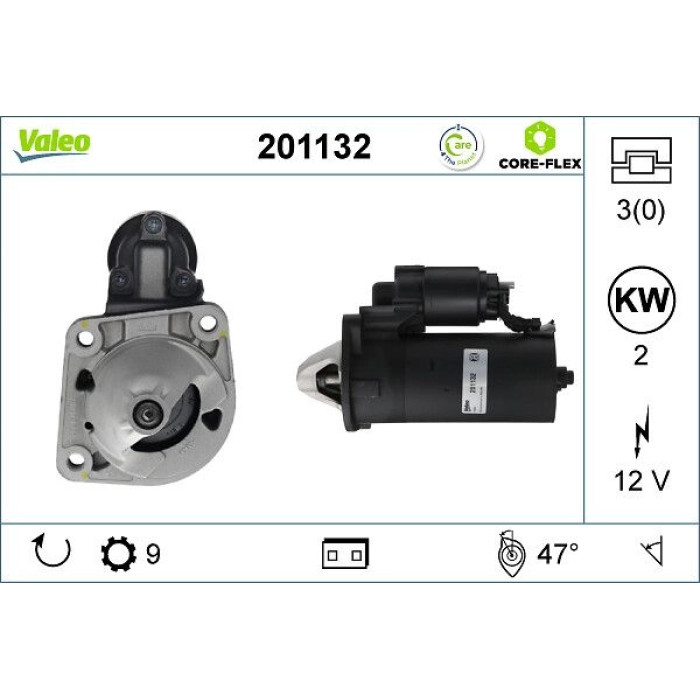 Valeo 201132 Starter CORE-FLEX Valeo 201132 Starter CORE-FLEX