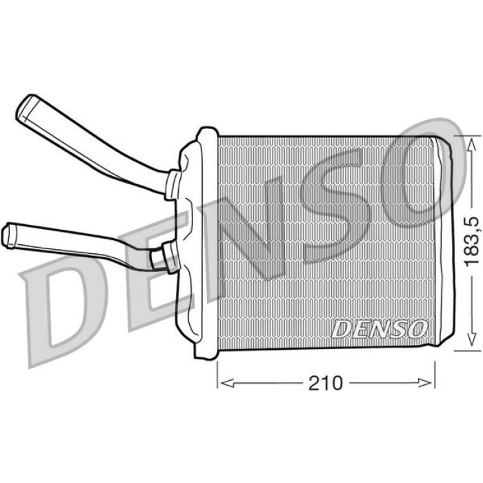 Denso DRR01010 Wärmetauscher, Innenraumheizung