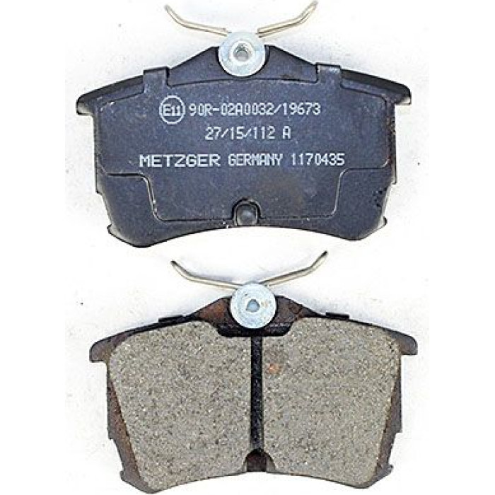 Metzger 1170435 Bremsbelagsatz, Scheibenbremse Metzger 1170435 Bremsbelagsatz, Scheibenbremse