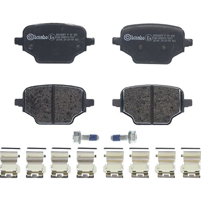 Brembo P 59 098 Bremsbelagsatz, Scheibenbremse PRIME LINE Brembo P 59 098 Bremsbelagsatz, Scheibenbremse PRIME LINE