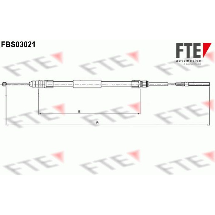 FTE 9250110 Seilzug, Feststellbremse FTE 9250110 Seilzug, Feststellbremse