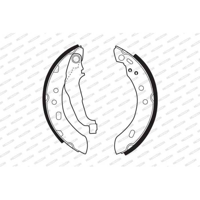 Ferodo FSB417 Bremsbackensatz PREMIER Ferodo FSB417 Bremsbackensatz PREMIER
