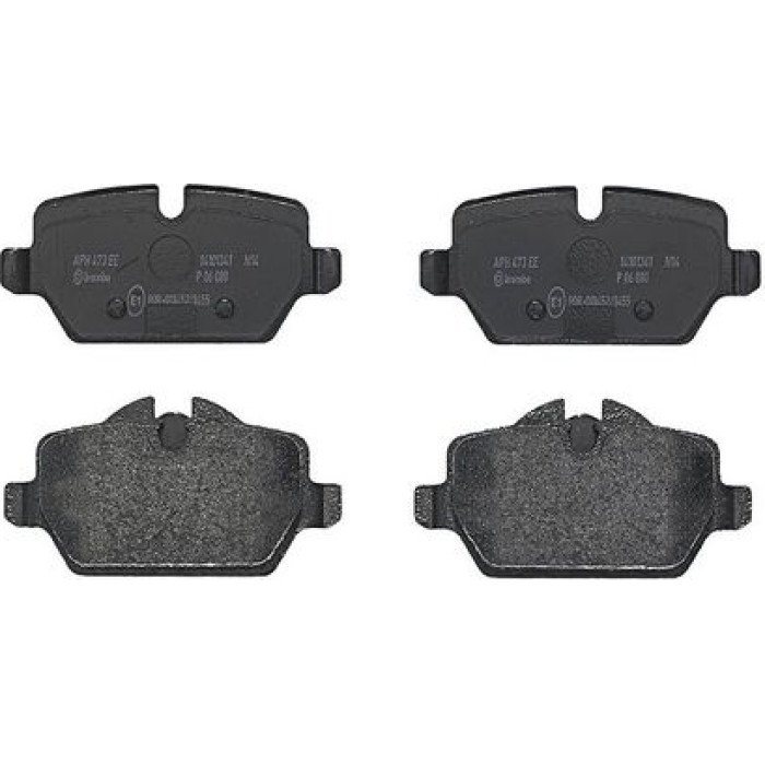 Brembo P 06 080 Bremsbelagsatz, Scheibenbremse PRIME LINE Brembo P 06 080 Bremsbelagsatz, Scheibenbremse PRIME LINE