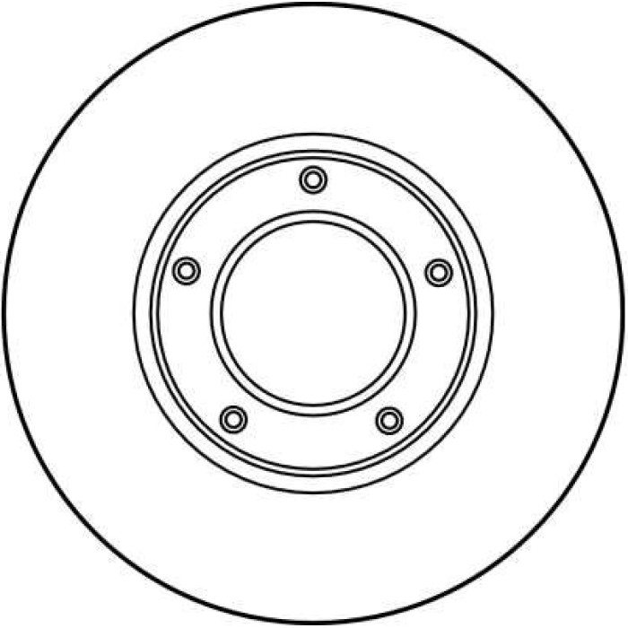 TRW DF2745 Bremsscheibe TRW DF2745 Bremsscheibe
