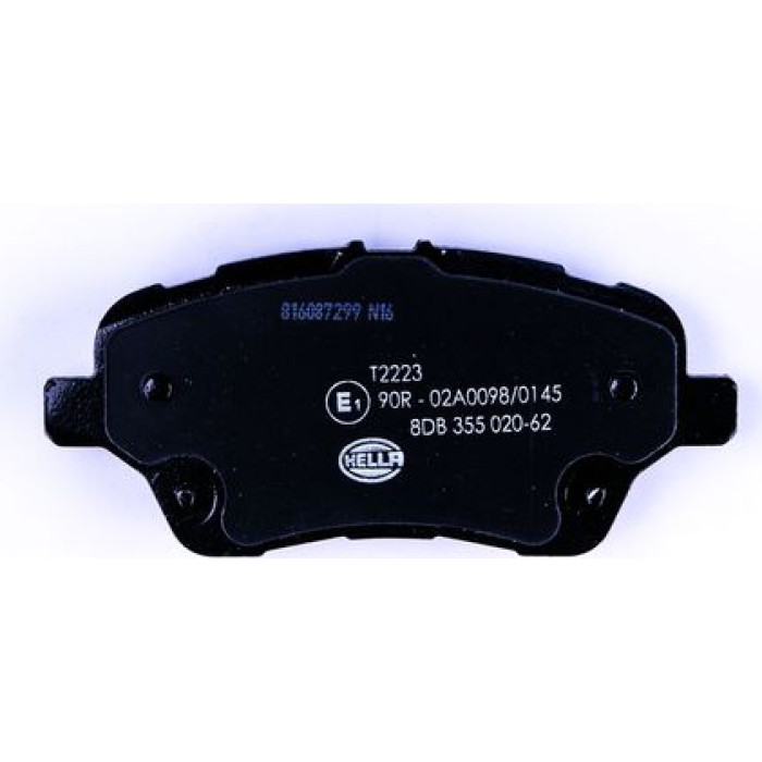 Hella 8DB 355 020-621 Bremsbelagsatz, Scheibenbremse