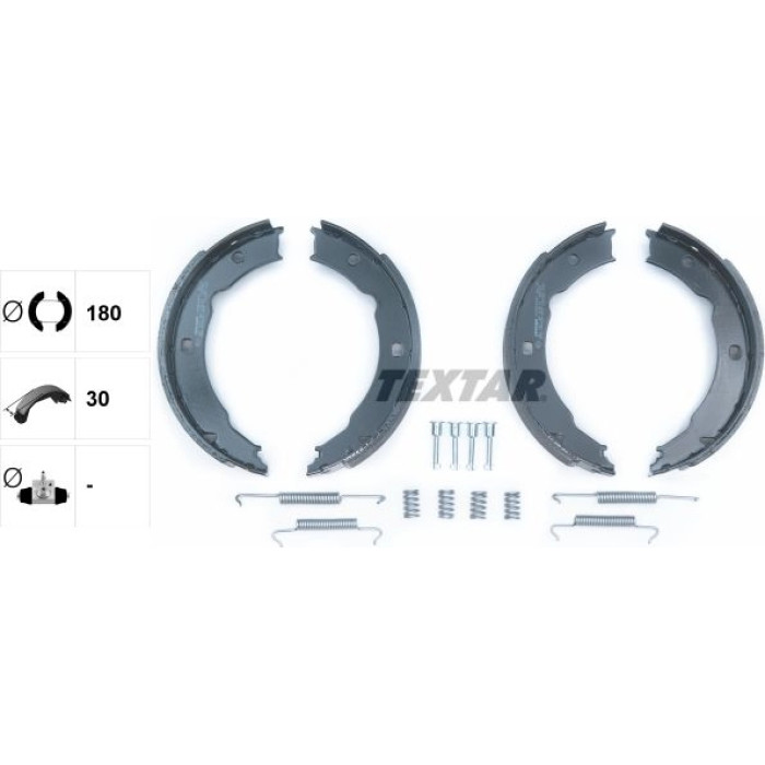 Textar 91054800 Bremsbackensatz, Feststellbremse Textar 91054800 Bremsbackensatz, Feststellbremse