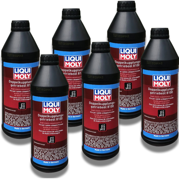 6x LIQUI MOLY 3640 DSG GETRIEBEÖL 8100 DOPPELKUPPLUNGSGETRIEBEÖL (6x 1 Liter) 6x LIQUI MOLY 3640 DSG GETRIEBEÖL 8100 DOPPELKUPPLUNGSGETRIEBEÖL (6x 1 Liter)