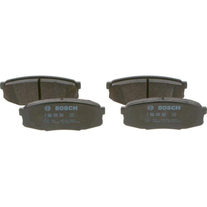 BOSCH 0 986 494 380 Bremsbelagsatz, Scheibenbremse BOSCH 0 986 494 380 Bremsbelagsatz, Scheibenbremse