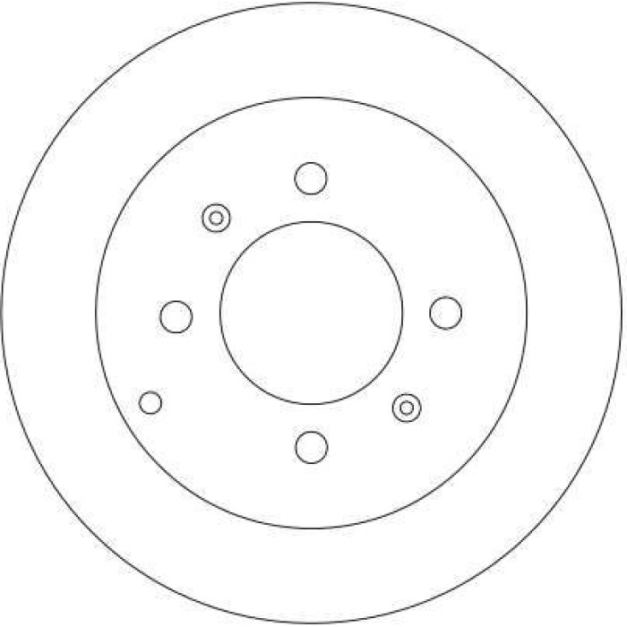 TRW DF4286 Bremsscheibe