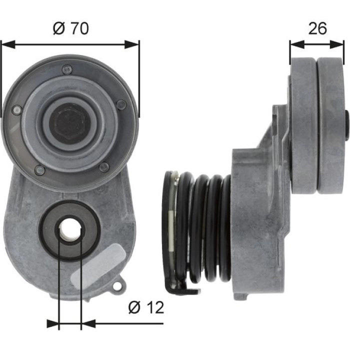 Gates T38496 Spannrolle, Keilrippenriemen DriveAlign™ Gates T38496 Spannrolle, Keilrippenriemen DriveAlign™