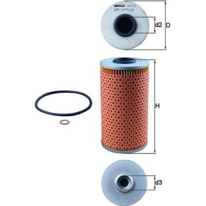 Knecht OX 103D Ölfilter Knecht OX 103D Ölfilter