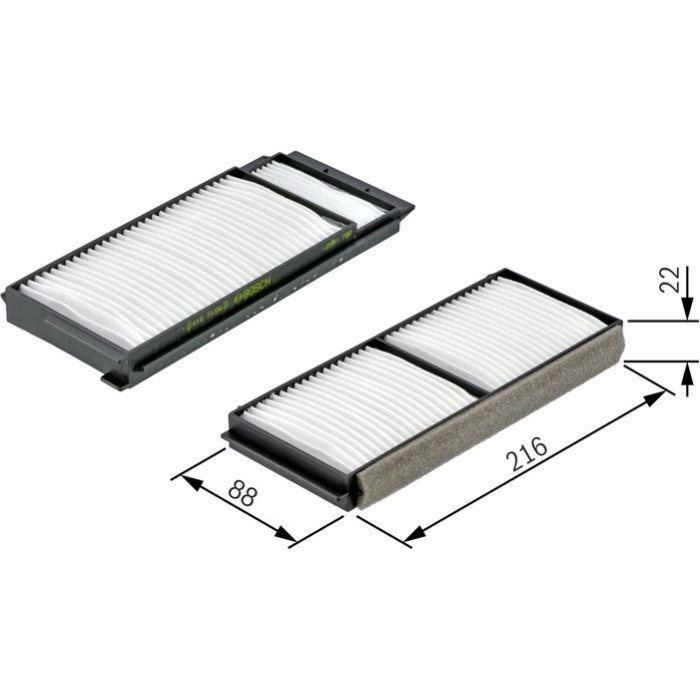 BOSCH 1 987 432 163 Innenraumfilter BOSCH 1 987 432 163 Innenraumfilter